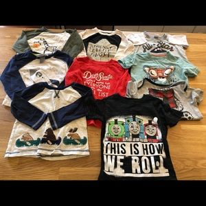 Bundle of 9 tops. Sizes 18months - 2T